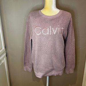 Calvin Klein sherpa sweatshirt